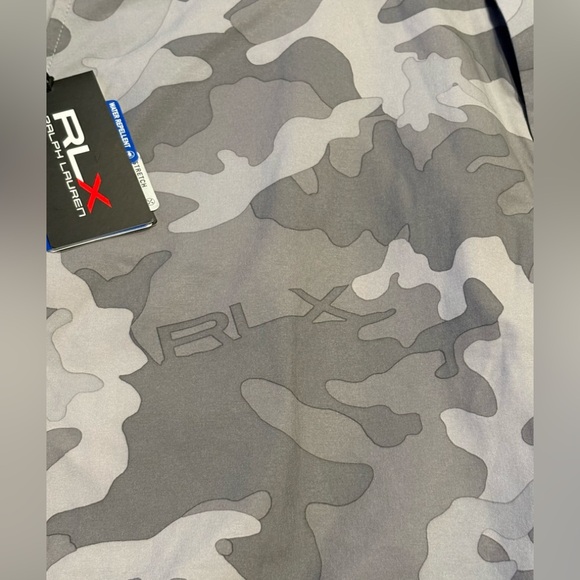 RLX Ralph Lauren Golf 9-Inch Tailored Fit Golf Short Gray Camo Size 34 NWT - Picture 2 of 8